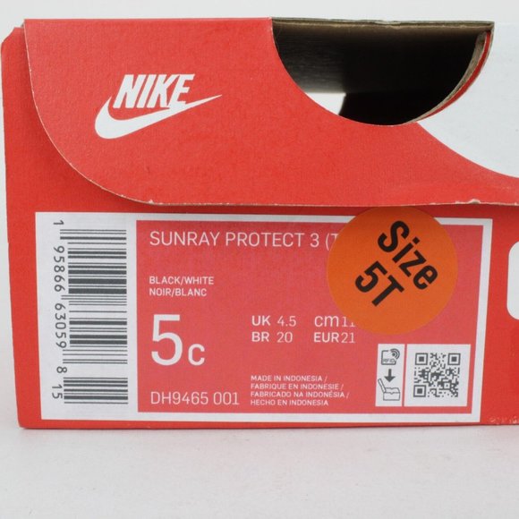 Nike Kids Sandals Size 5c Sunray Protect 3 (Infant/Toddler) Adjustable DH9462-00 - Picture 9 of 9